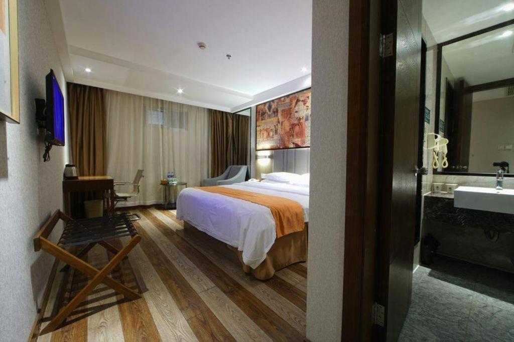 Greentree Inn Fujian Fuzhou Software Park River View Business Hotel Exterior foto
