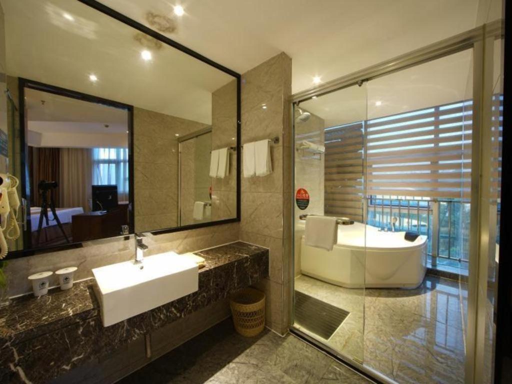 Greentree Inn Fujian Fuzhou Software Park River View Business Hotel Exterior foto